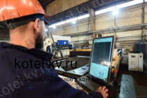 Дровяной котел КВД 0.93 изготовление