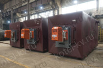 Котел промышленный с горелкой на отработанном масле